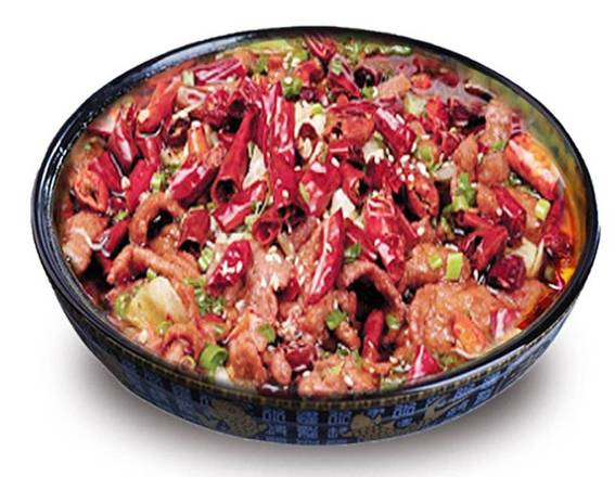 Spicy Beef Hotpot with Rice and Pop功夫水煮牛套餐